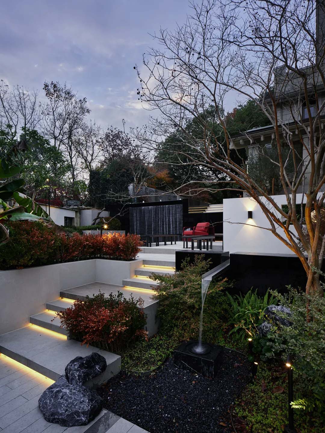 600㎡别墅设计,别墅设计案例,600㎡,庭院别墅设计,独栋别墅设计,森系别墅,自然风别墅,现代风格别墅设计,花园别墅,宁波森系自然别墅,宁波,汉笙设计