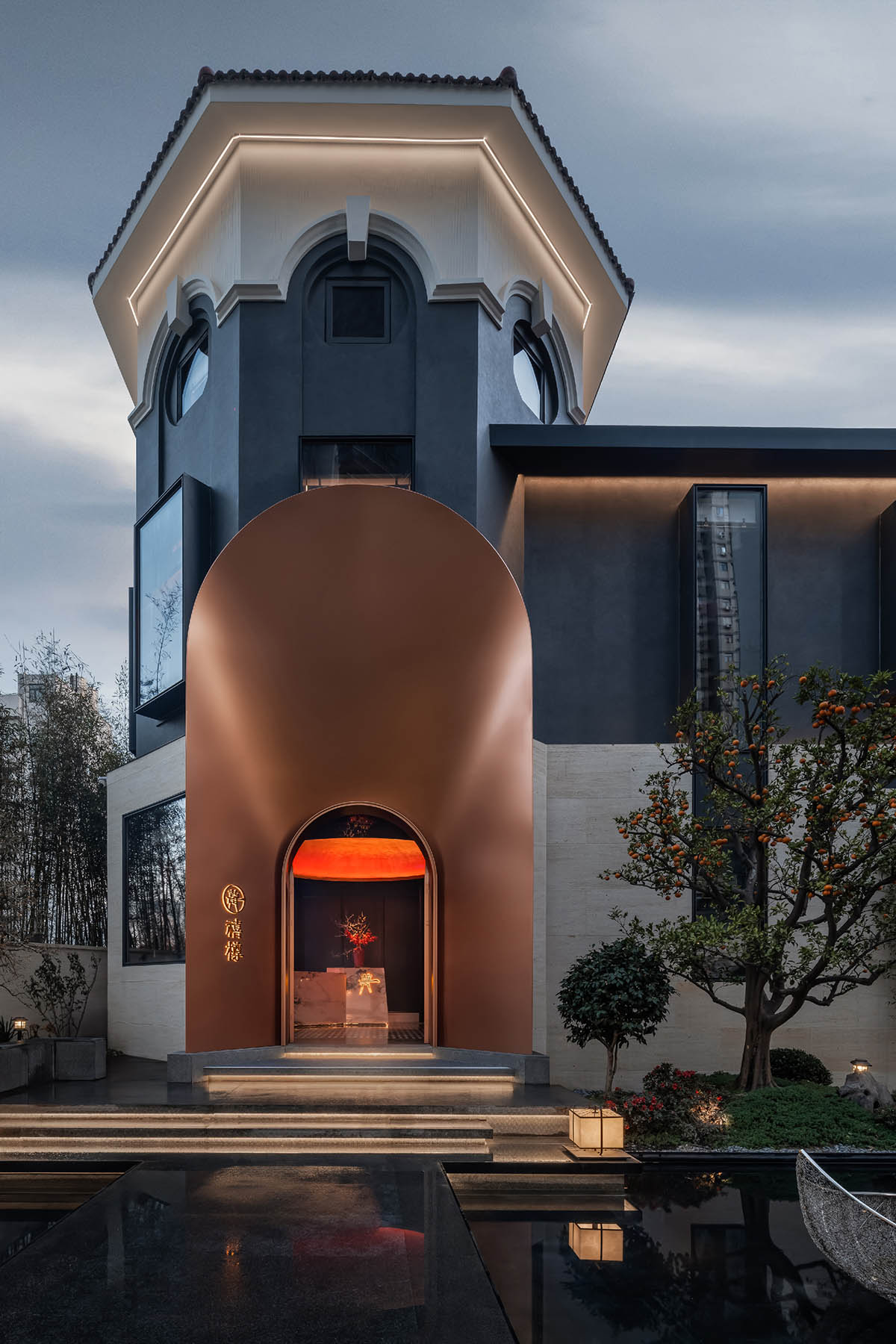 餐厅设计,餐厅设计案例,餐厅设计方案,高档餐厅设计,宴会餐厅设计,主题餐厅设计,餐厅装修,武汉宴.禧樽：江风入宴-如繁花盛开,武汉,LDH刘道华建筑设计