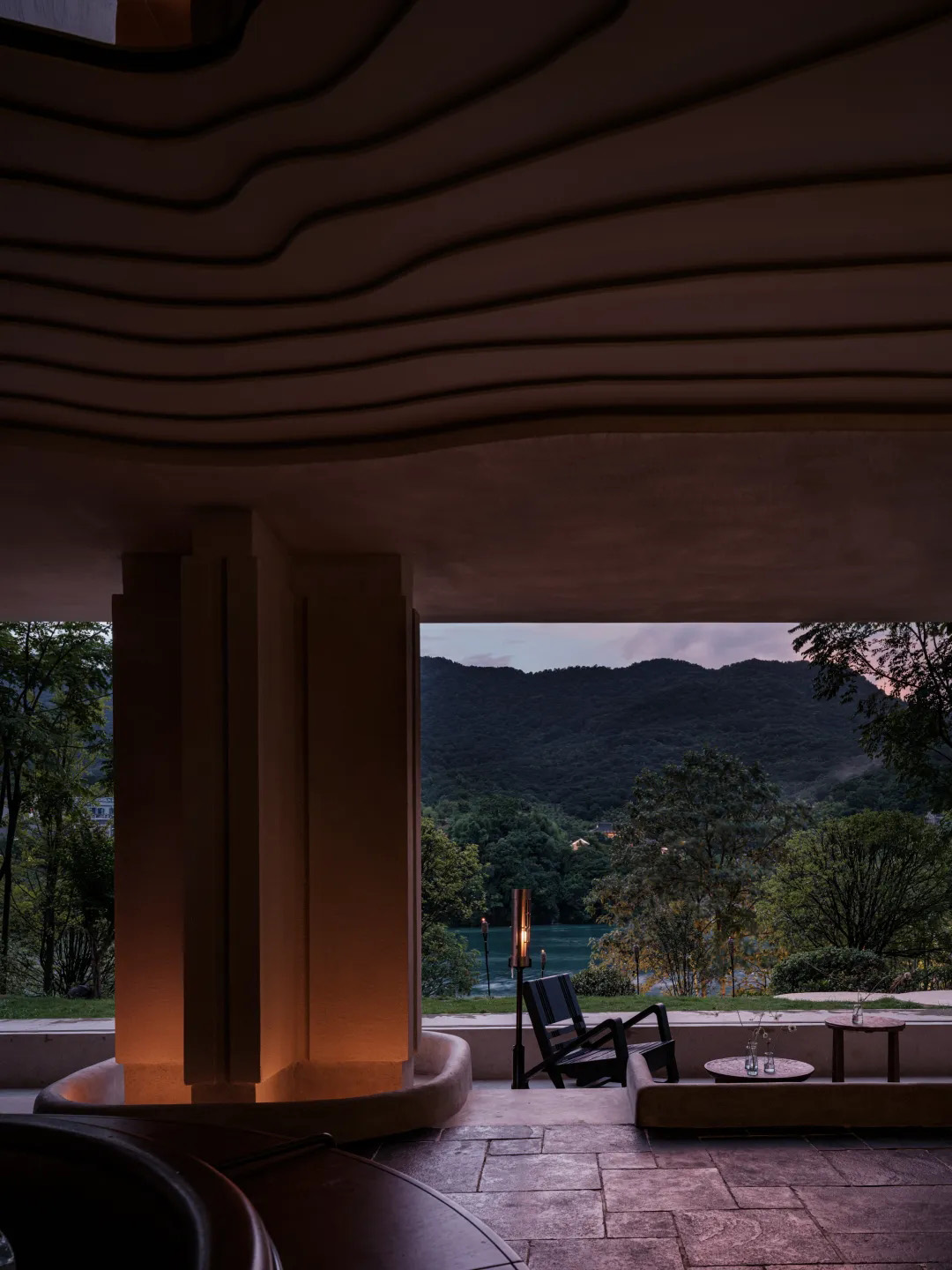 度假酒店设计,民宿设计,民宿设计案例,民宿装修,民宿设计方案,侘寂风民宿,顺应当代归本之作-屿境YUJING度假民宿,湖南东江,山隐设研所