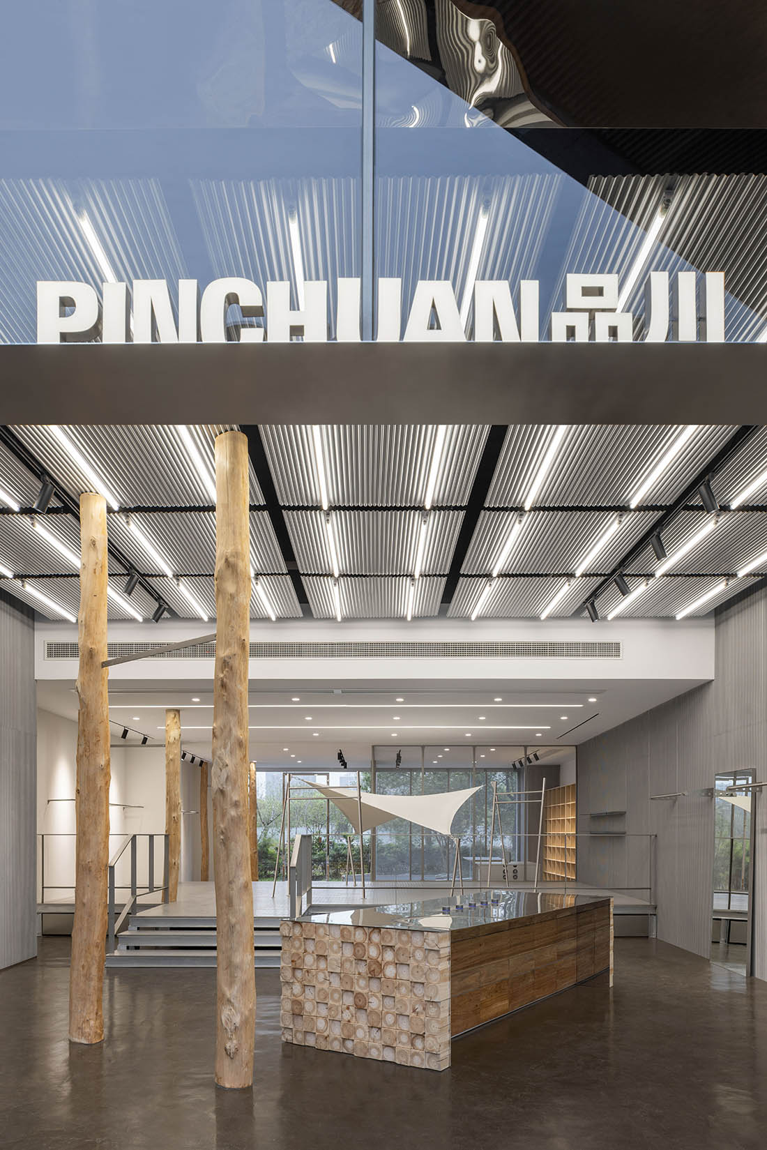 展厅设计,面料展厅,材料展厅设计,企业展厅设计,展厅展览空间,展厅设计案例,展厅设计方案,展厅装修,浙江嘉兴品川布料展厅&零售,浙江嘉兴,Unknown design非知名设计