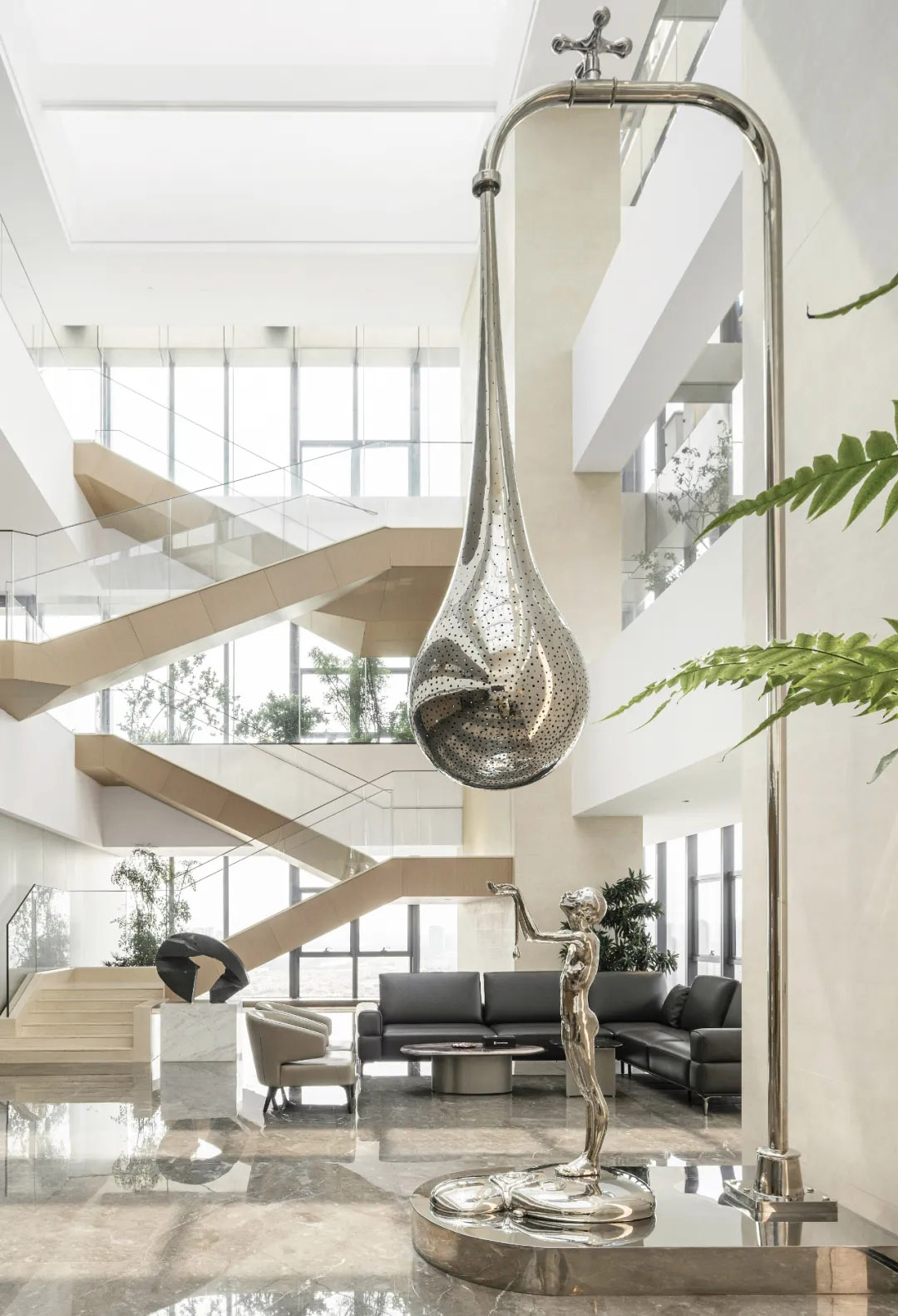 办公室设计,企业总部设计,企业总部办公室,创意办公室设计,科技公司办公室,办公室设计案例,办公室设计方案,开放式办公室,盈峰集团顺德总部办公室-生态与科技的邂逅,广东顺德,睿住天元设计