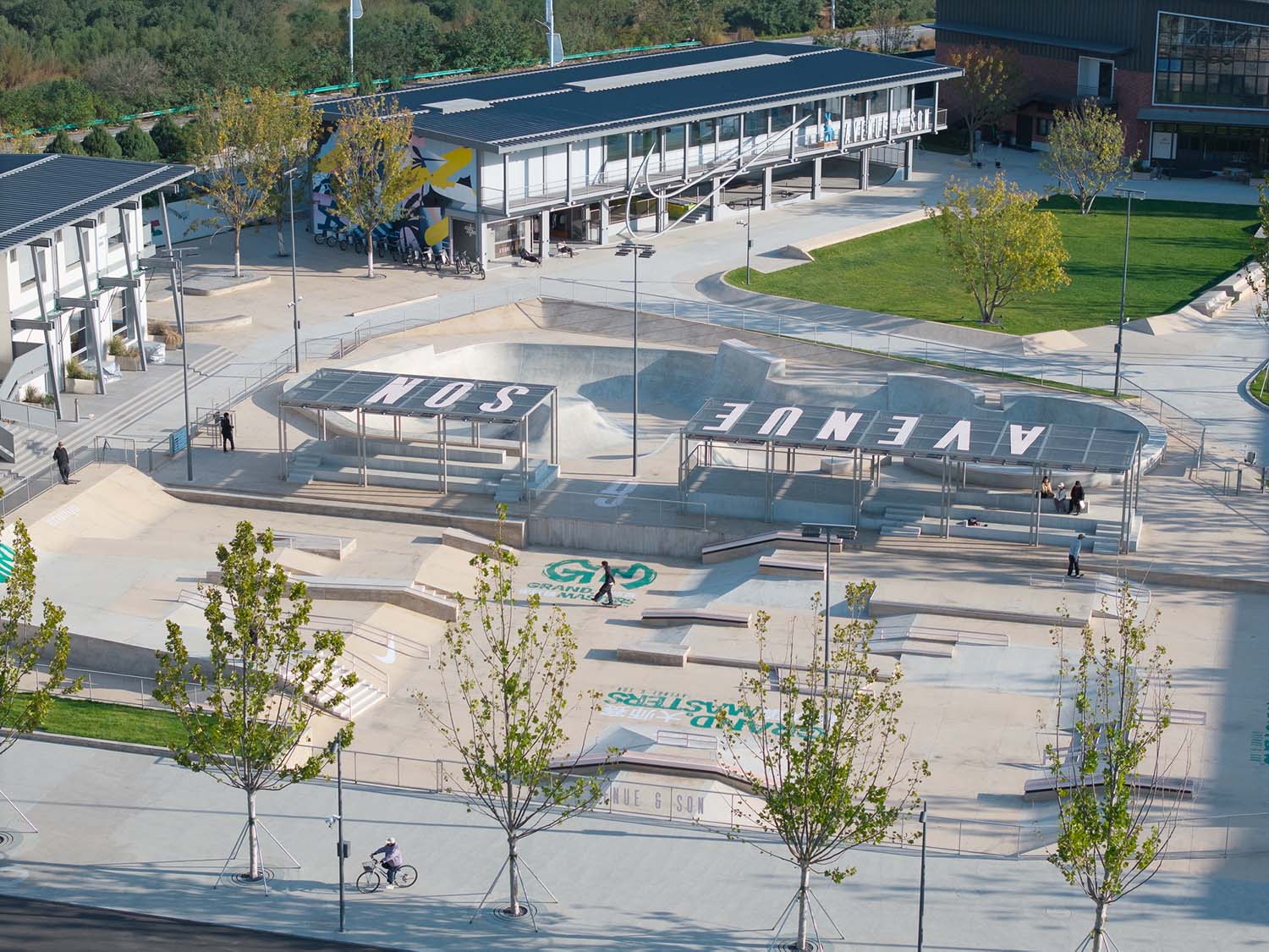 万社设计,秦皇岛,阿那亚,阿那亚北岸滑板公园,AVENUE & SON,滑板公园设计,滑板公园设计案例,滑板公园设计方案