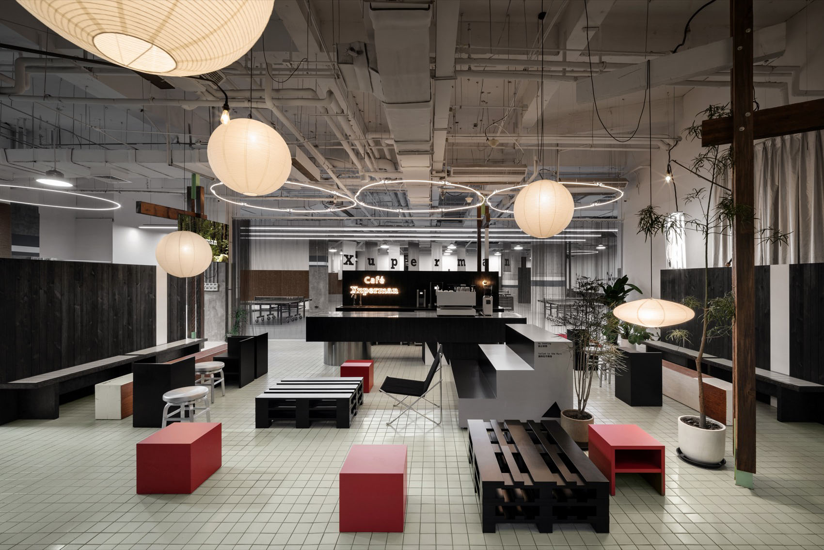 乒乓球馆设计,运动空间设计,运动店设计,城市运动空间,乒乓球馆设计案例,乒乓球馆设计方案,上海Xuperman乒乓球馆,上海,Metrics Architecture Studio