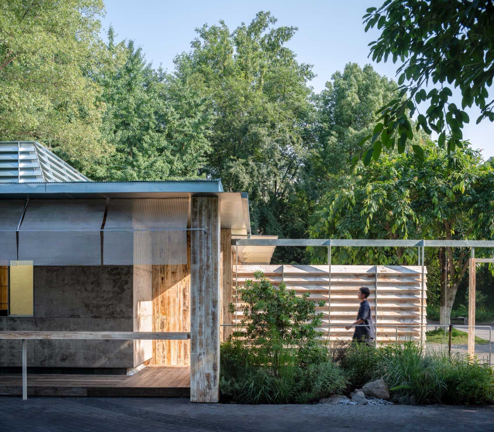 建筑设计,公园茶室,户外茶室设计,户外茶室建筑,茶室设计案例,茶室设计方案,重庆野一茶集Yeeii Tea,重庆,几里建筑