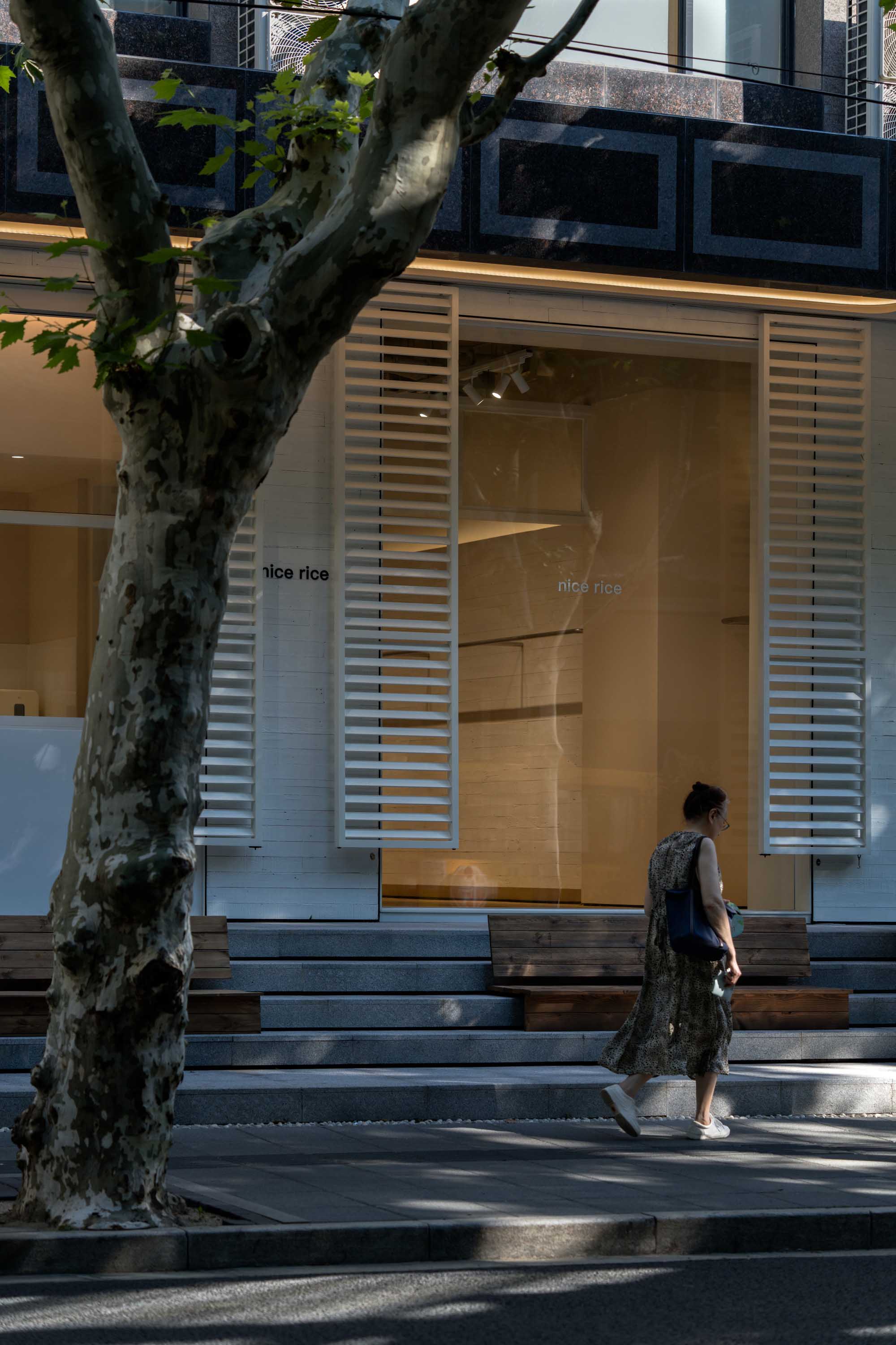 say architects,概念店设计,上海,nice rice,极简风格服装店设计,极简主义