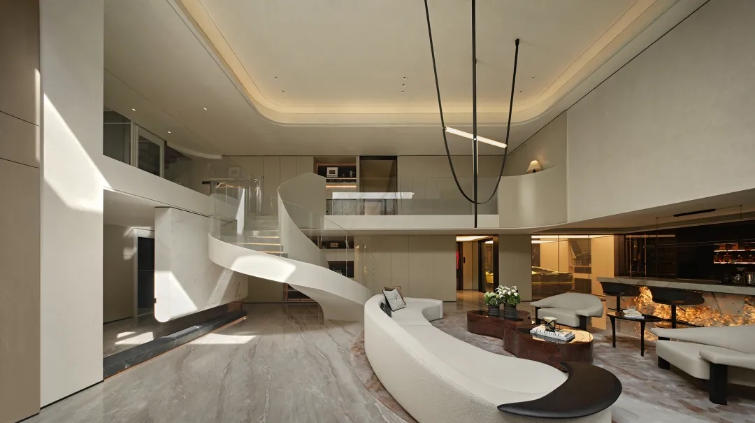 370㎡,叠墅设计,底跃样板间,样板间设计,叠墅样板间,样板间设计案例,样板间设计方案,现代风格样板间设计,轻奢样板间,南京叠墅-GARDEN19 贤坤花园,南京,观享际SKH