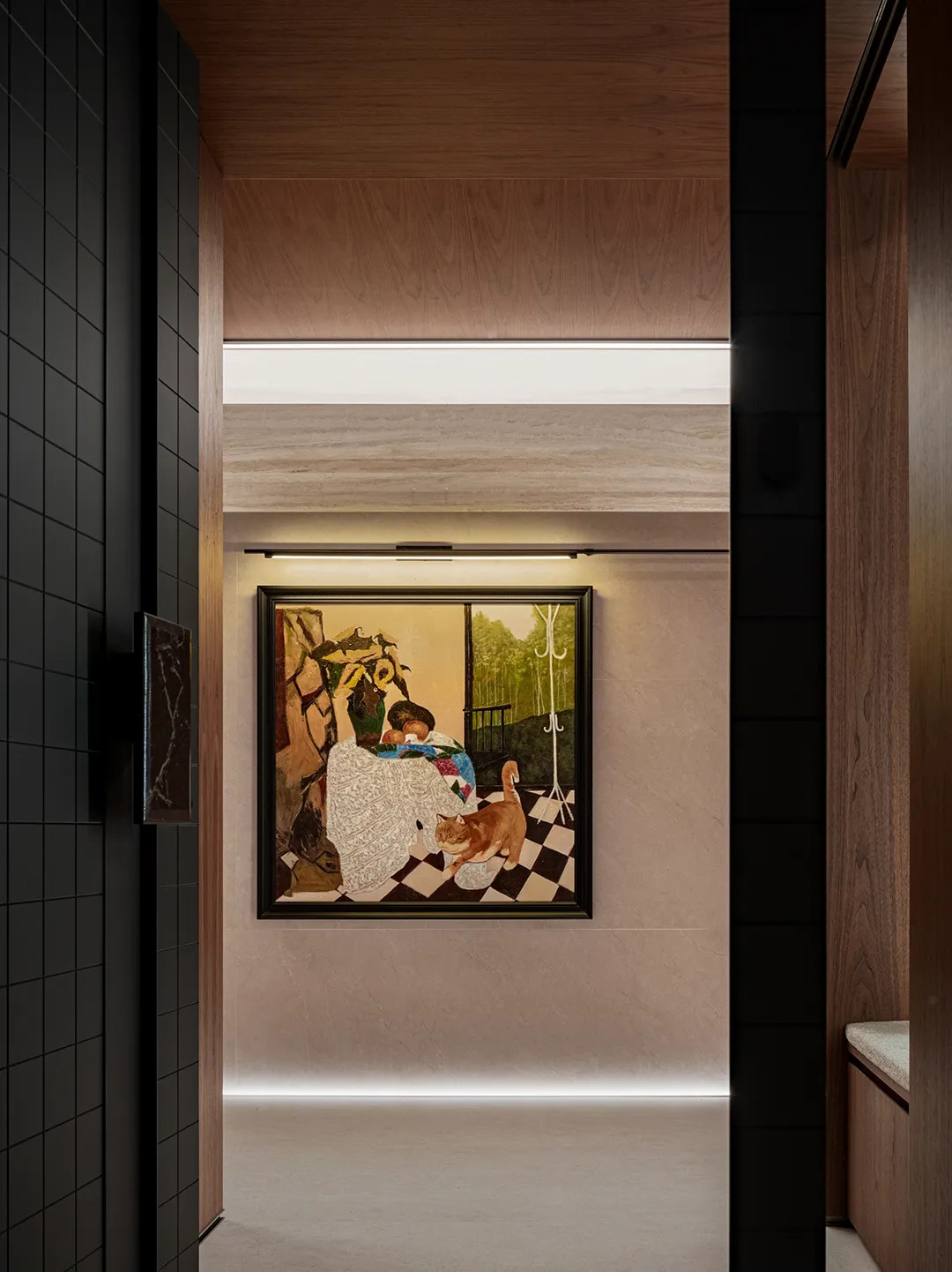 540㎡大平层,540㎡,大平层设计,复古风大平层,超级大平层,现代风格家装设计,大平层设计案例,大平层设计方案,深圳静雅大平层,深圳,温馨设计师