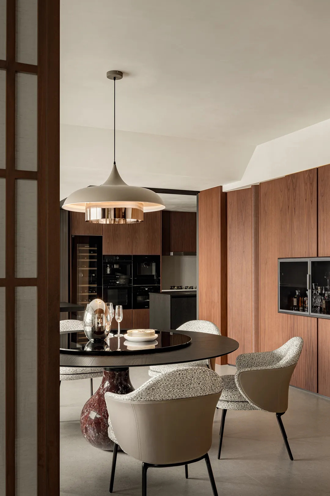 540㎡大平层,540㎡,大平层设计,复古风大平层,超级大平层,现代风格家装设计,大平层设计案例,大平层设计方案,深圳静雅大平层,深圳,温馨设计师