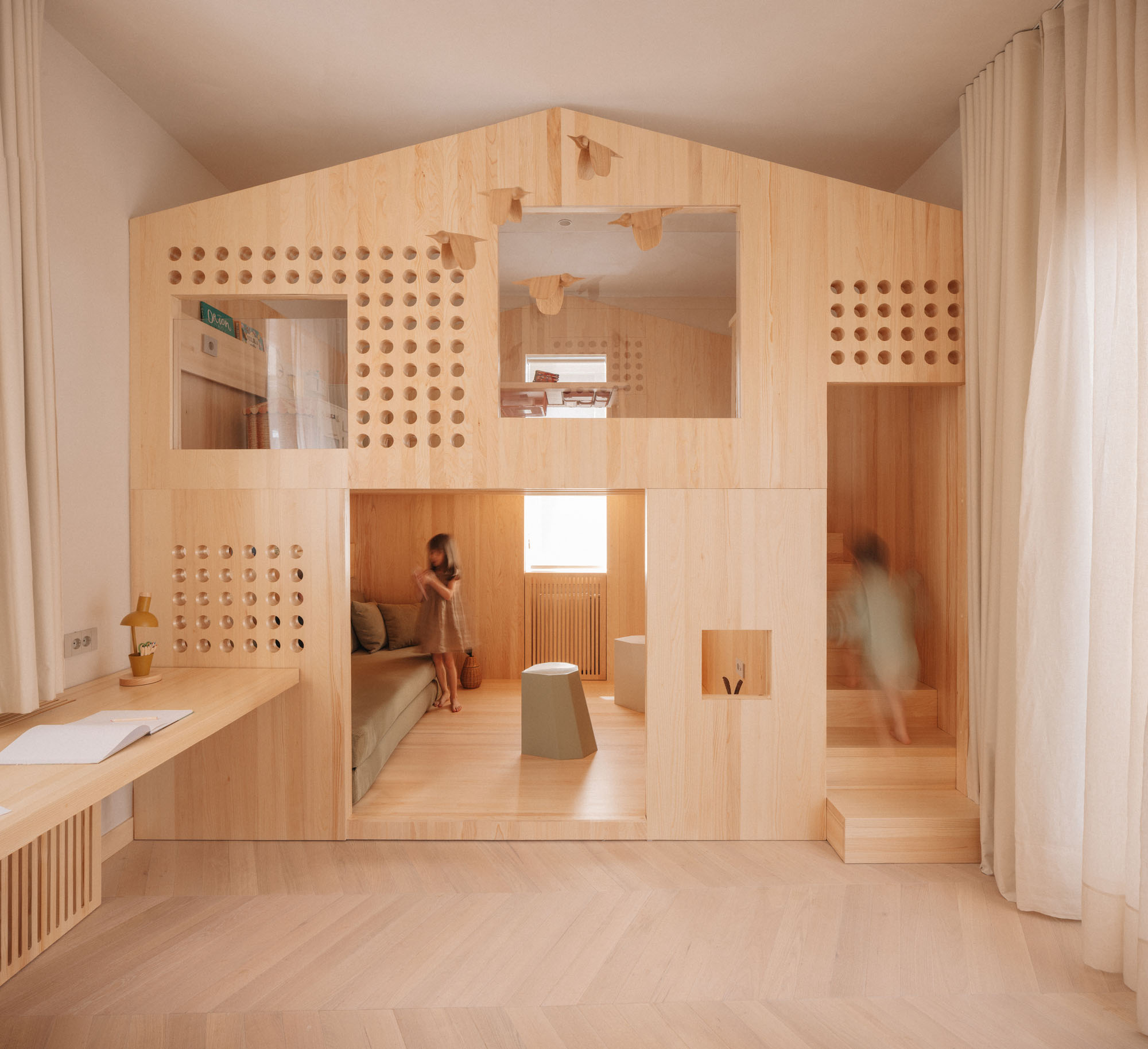 Projekt V Arhitektura,公寓设计,公寓设计案例,波黑,极简主义公寓,原木色