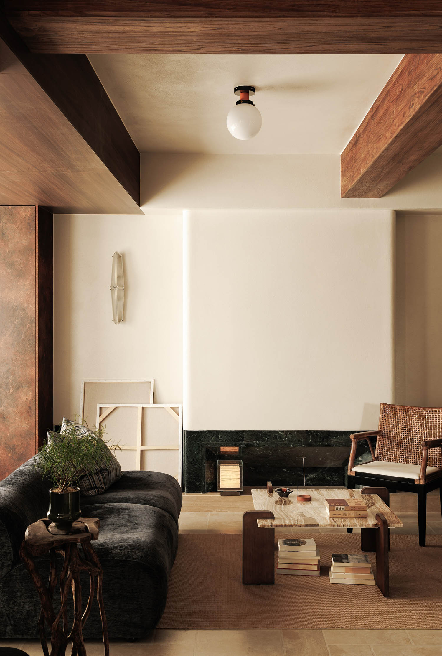 向野设计,住宅设计,复式公寓设计案例,阳朔,中古风公寓,复式公寓