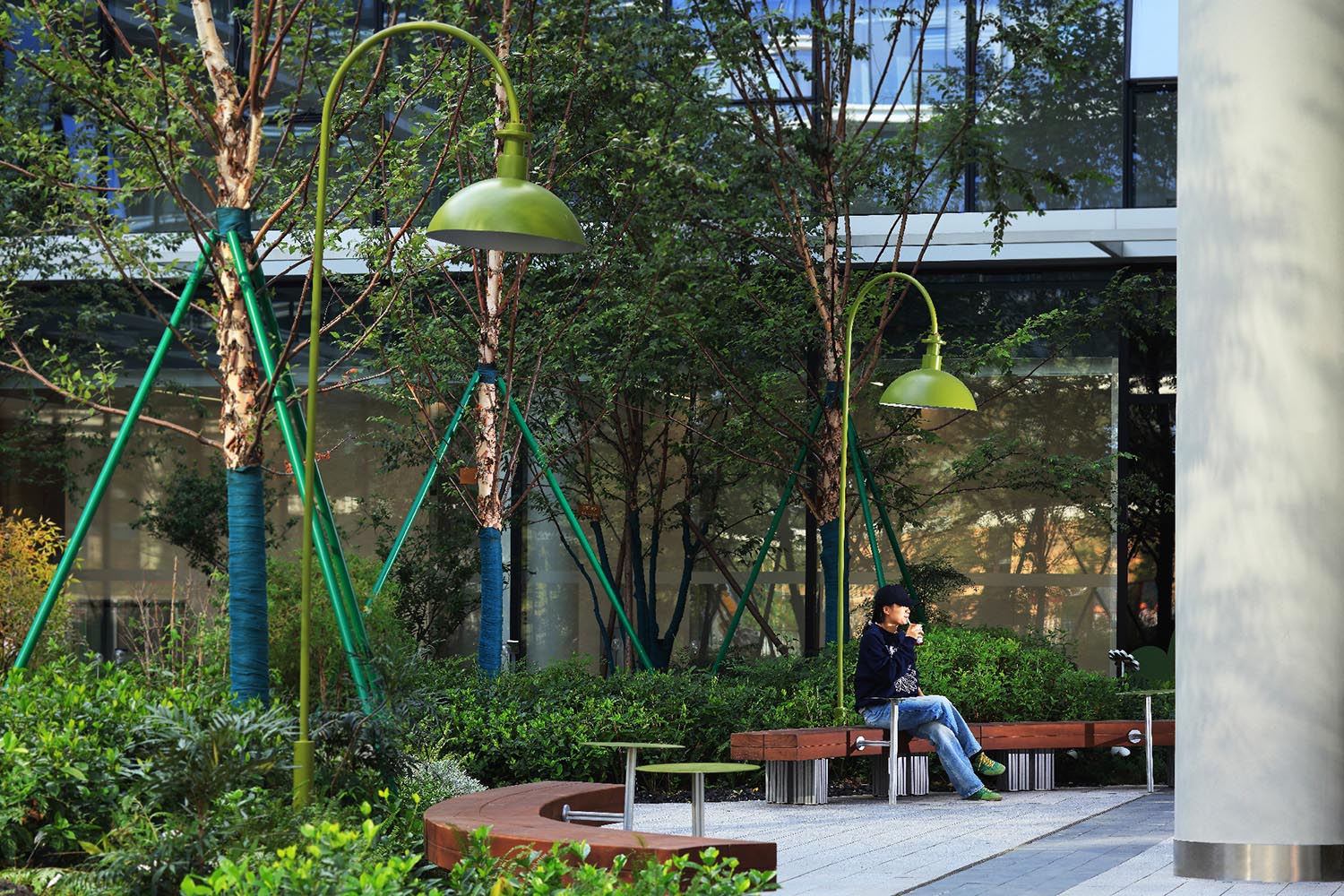 商业街区改造,商业街区景观设计,综合商业氛围营造,氛围感街区改造,氛围感商场街区,杭州亲橙Park一场关于商业、自然与停留的场所实验,杭州,ProA璞爱设计