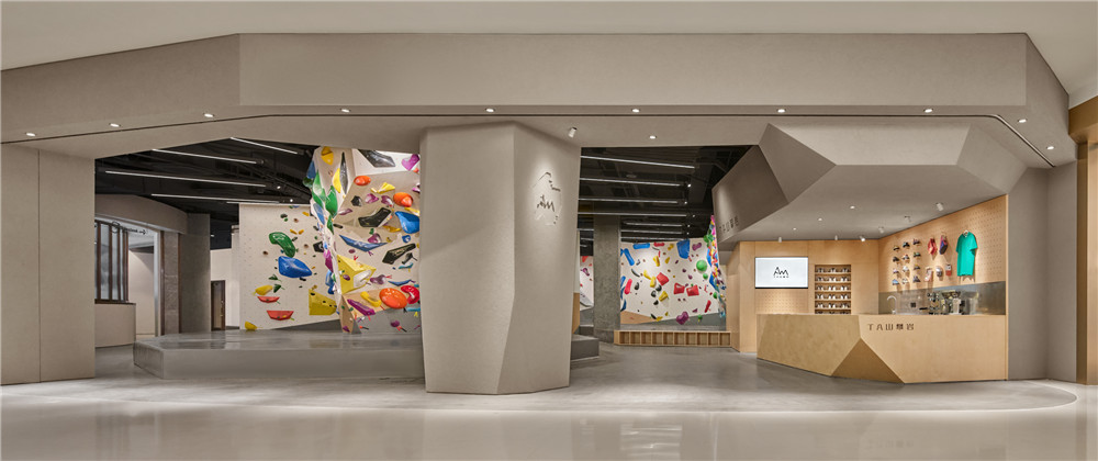 攀岩店设计,室内运动场馆设计,室内攀岩馆,攀岩店设计案例,攀岩店设计方案,上海TA山攀岩首店,上海,YDESIGN奕檐建筑