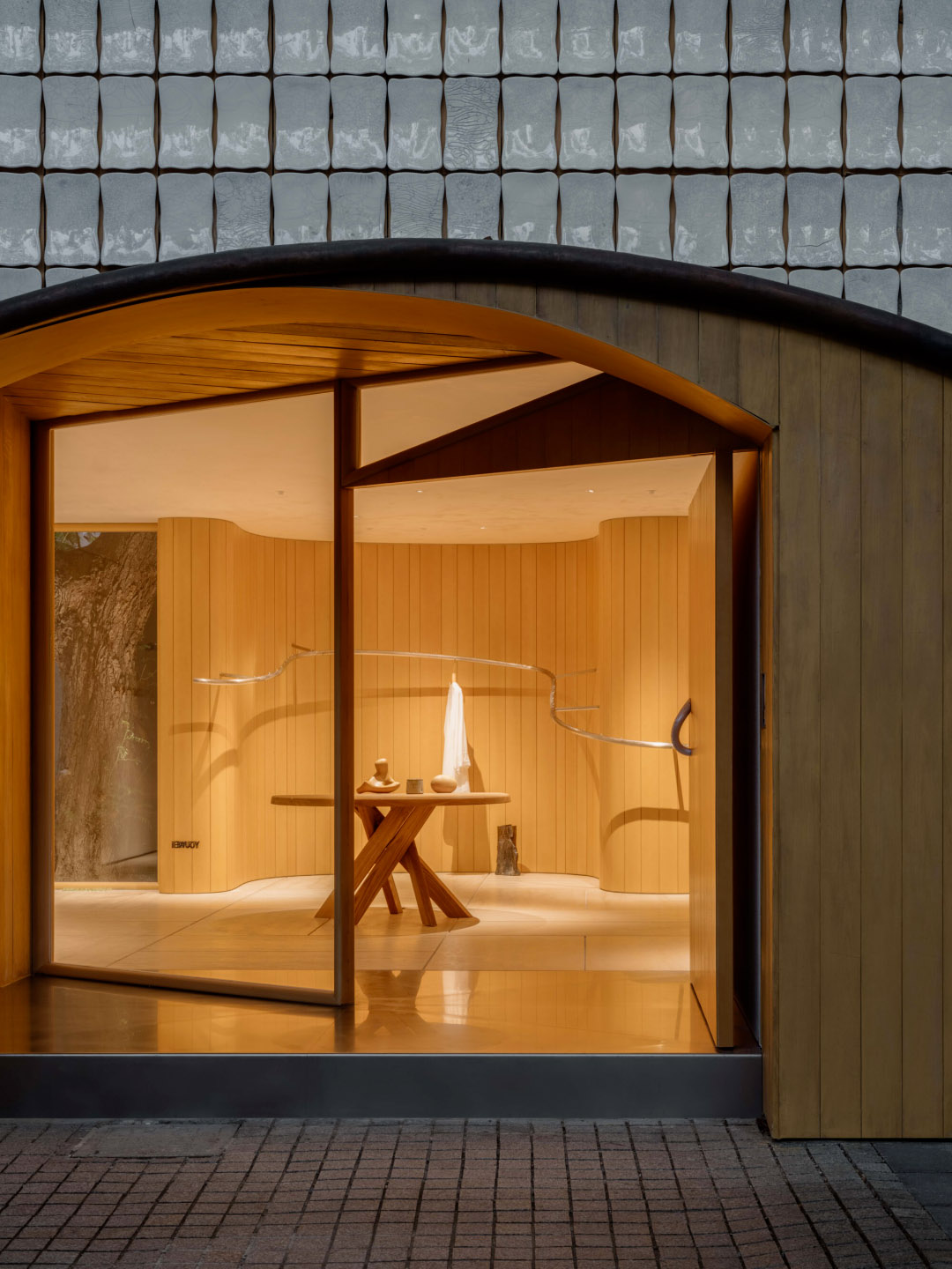 say architects,零售店,上海,服装店设计,极简风格服装店设计,极简主义,女装店设计,有尾,原创女装设计师品牌