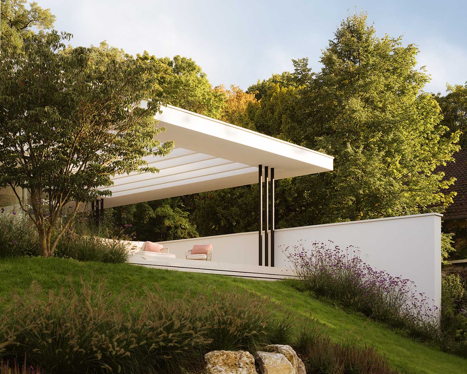 Philipp Architekten BDA,别墅设计,别墅设计案例,德国,极简主义别墅,极简主义,河畔别墅