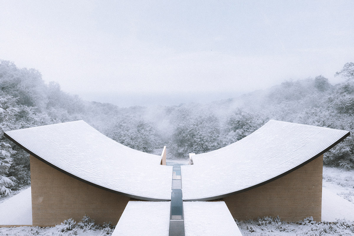 Poesis Studio,别墅设计,别墅设计案例,日本,极简主义别墅,极简主义,森林别墅