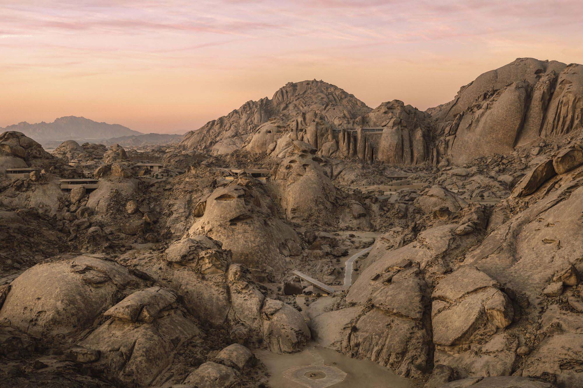 Oppenheim Architecture,酒店设计,沙特阿拉伯,利雅得,沙漠岩石度假酒店,酒店设计案例,酒店设计方案,度假酒店,沙漠酒店,设计酒店,极简主义酒店