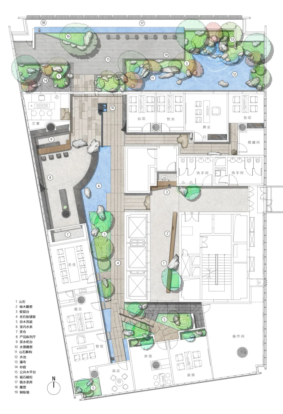 茶饮店设计,茶空间设计,东方美学茶饮店,茶室设计,茶饮店设计案例,茶饮店设计方案,东方美学主题茶饮店,杭州天目里青竺茶局,杭州,山山园林