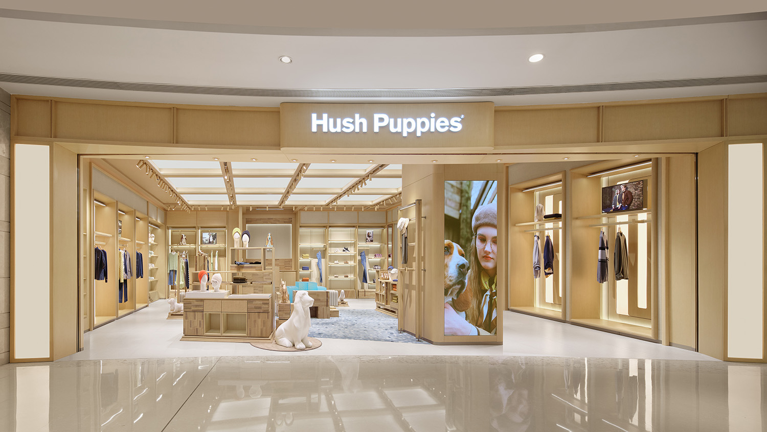 服装店设计,零售店设计,服装零售店,服装店设计案例,服装店设计方案,旗舰店设计,服装旗舰店,主题服装店设计,创意零售店,自在如归假日舒境：Hush Puppies中国首家主题旗舰店,上海,STILL YOUNG尚洋艺术