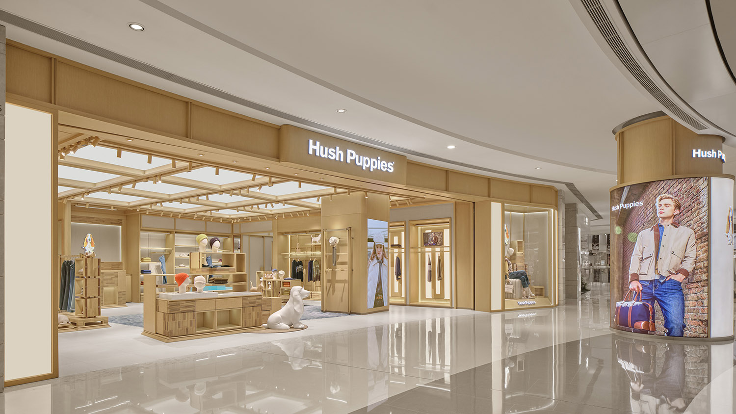 服装店设计,零售店设计,服装零售店,服装店设计案例,服装店设计方案,旗舰店设计,服装旗舰店,主题服装店设计,创意零售店,自在如归假日舒境：Hush Puppies中国首家主题旗舰店,上海,STILL YOUNG尚洋艺术