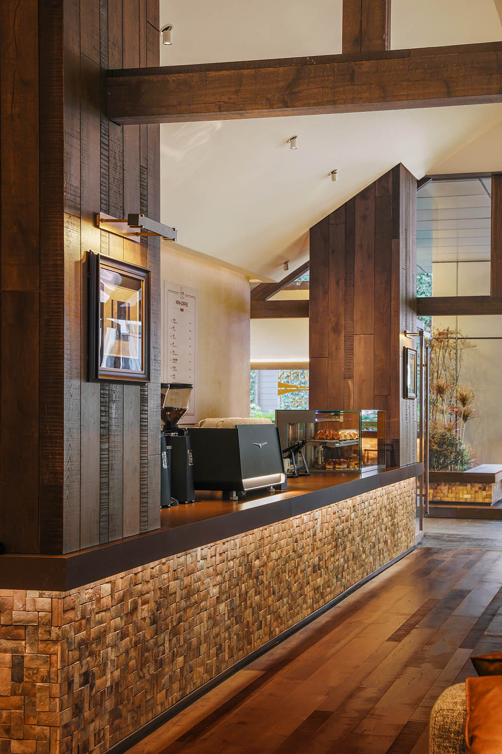 咖啡店设计,万象天地咖啡店,开放式咖啡店,森系咖啡店,咖啡店设计案例,咖啡店设计方案,深圳MR. WALDEN COFFEE-隐于喧嚣的木屋,深圳,Pure Wild Studio朴野设计