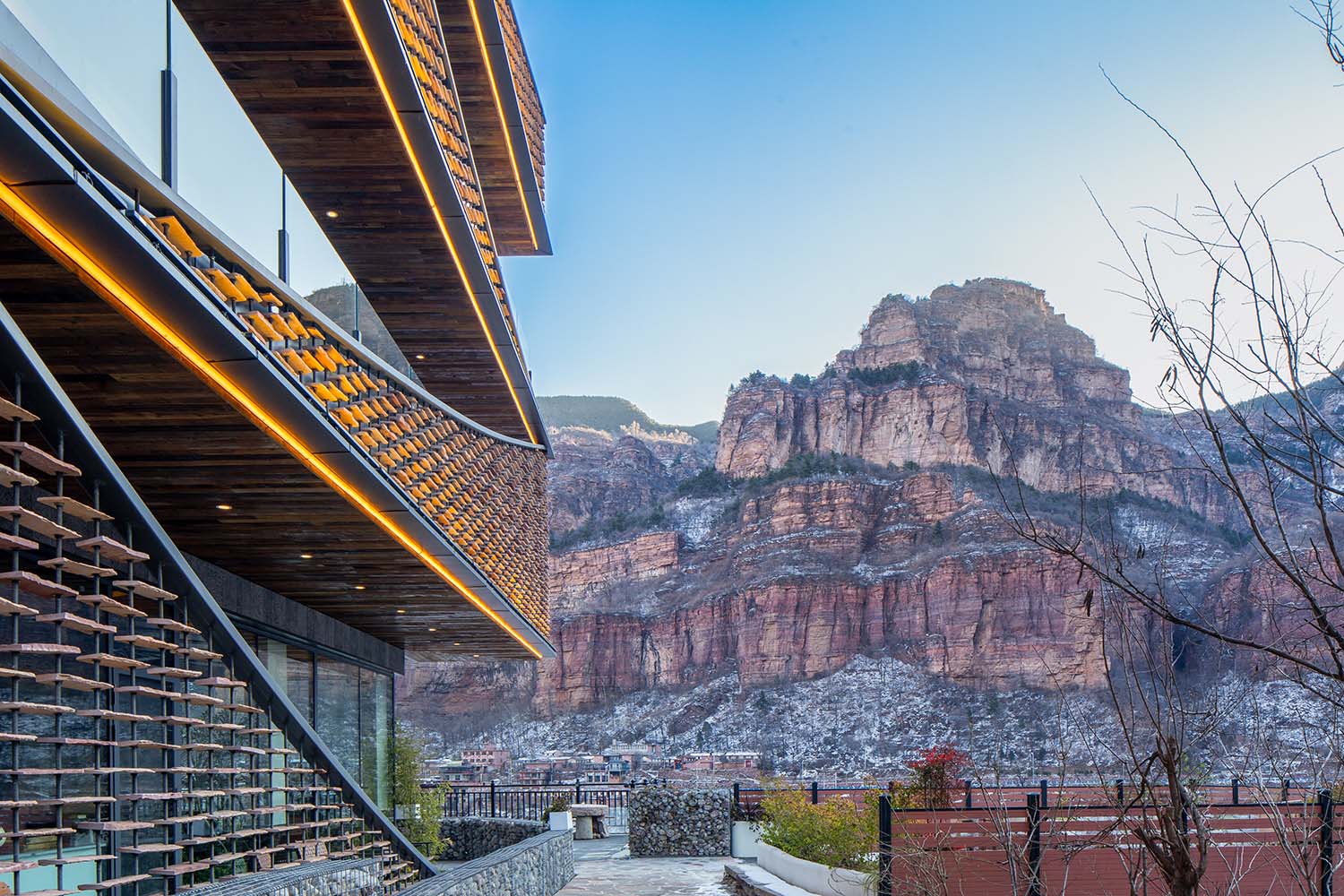 建筑改造,酒店设计,度假酒店设计,酒店立面改造,民宿设计,酒店设计案例,酒店设计方案,河南安阳不远太行度假酒店二期,河南安阳,源合万相建筑设计