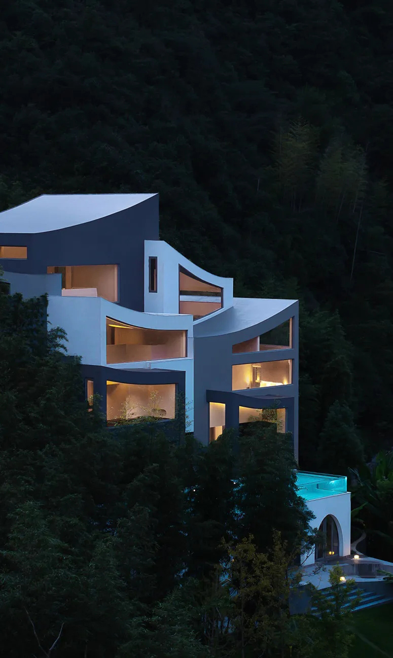 民宿设计,建筑设计,民宿建筑,高端民宿设计,度假酒店设计,酒店设计,侘寂风民宿,民宿设计案例,民宿设计方案,杭州千岛湖溪山行旅艺文居停（民宿）,杭州千岛湖,溪山行旅,RCD设计/胡建勇