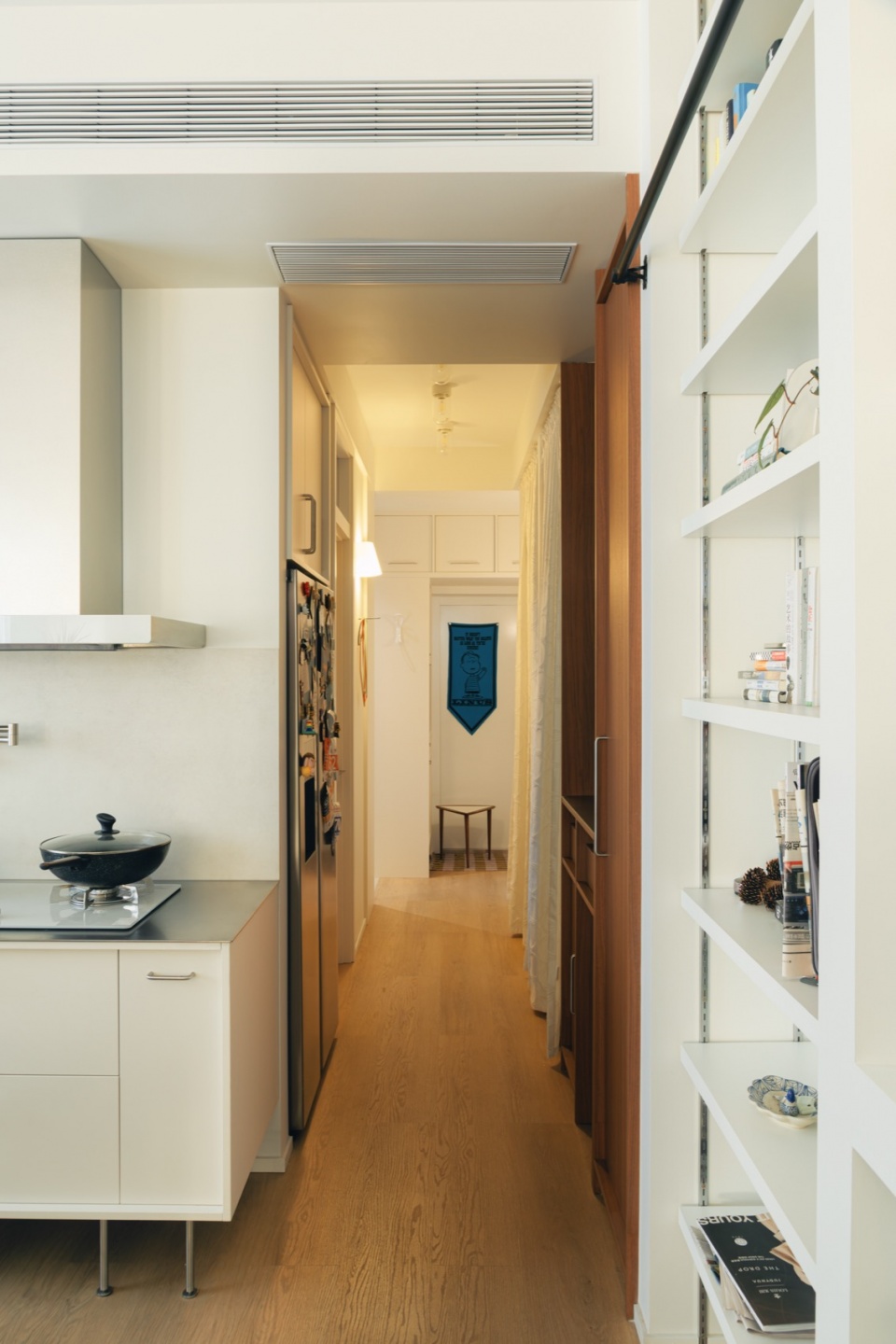 800㎡公寓设计,80㎡,住宅设计,小户型设计,小户型设计案例,小户型设计方案,开放式布局,上海书墙公寓,上海,栖斯设计