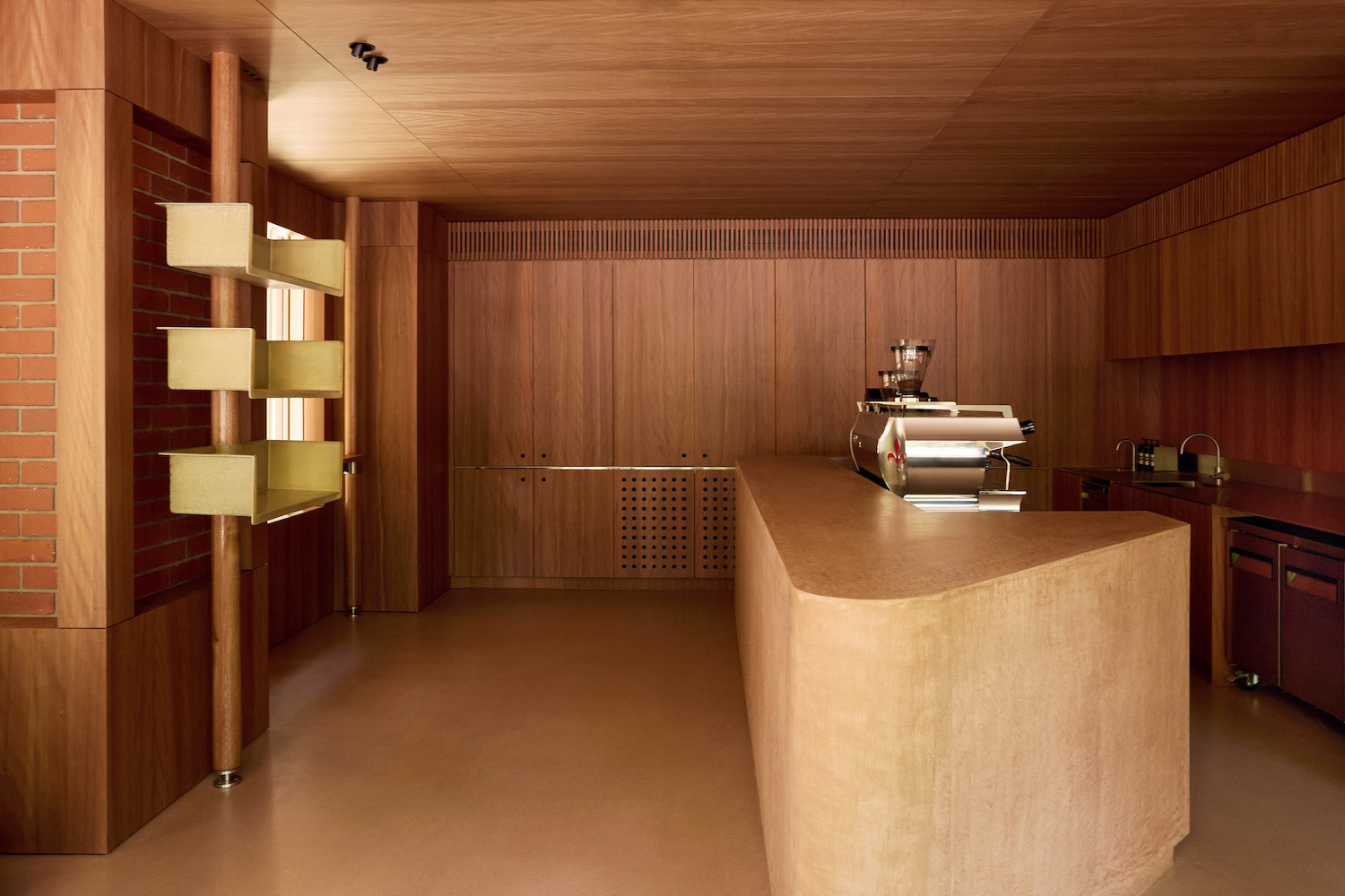 Standing Room Coffee,咖啡厅,澳大利亚,Dion Hall,极简风格咖啡厅设计,极简主义,精品咖啡厅,小型咖啡馆